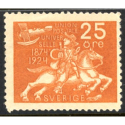 Sverige. 1924. Verdenspostforeningen, 25 Øre, AFA nr. 178 **  postfrisk stemplet FDC st,