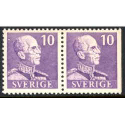 Sverige. 1939-41. Kong Gustav V. 10 Øre. AFA 265B & 265Ch **  postfrisk stemplet FDC st,