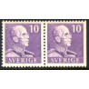 Sverige. 1939-41. Kong Gustav V. 10 Øre. AFA 265B & 265Ch **  postfrisk stemplet FDC st,