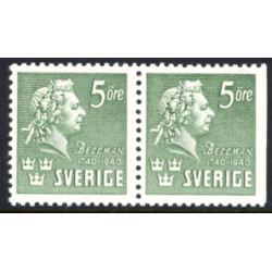 Sverige. 1940. Carl Belmann, 3 sider, AFA nr. 283B & 283Ch **     postfrisk stemplet FDC st,