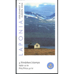 Sverige 2004. Laponia. AFA nr. 2317-18,  postfrisk sammentryk stemplet  hæfte FDC parstykkke