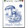 Sverige 2004. Skovens forråd. AFA nr. 2342-45,  postfrisk sammentryk stemplet  hæfte FDC parstykkke