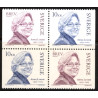 Sverige 2003. Anna Lindh. AFA nr. 2303-04, i  postfrisk sammentryk stemplet  hæfte FDC parstykkke