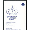 Sverige 2010. Svenske slotte. AFA nr. 2684-88 postfrisk sammentryk stemplet  hæfte FDC parstykkke