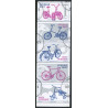 Sverige 2011. Cykler. AFA nr. 2746-50 postfrisk sammentryk stemplet  hæfte FDC parstykkke