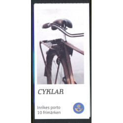Sverige 2011. Cykler. AFA nr. 2746-50 postfrisk sammentryk stemplet  hæfte FDC parstykkke