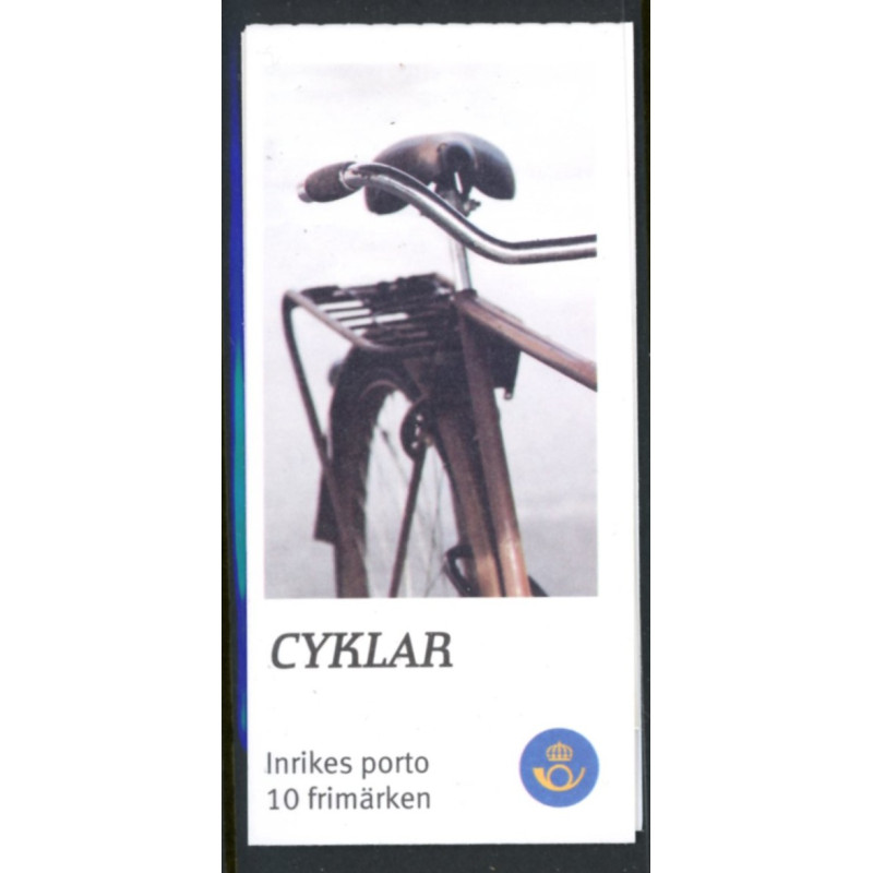 Sverige 2011. Cykler. AFA nr. 2746-50 postfrisk sammentryk stemplet  hæfte FDC parstykkke