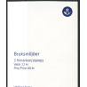 Sverige 2011. Driftmiljøer. AFA nr. 2753-57 postfrisk stemplet  hæfte FDC parstykkke