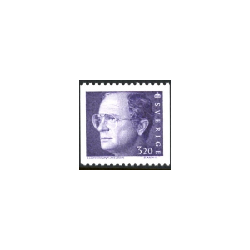 Sverige. 1994. Kong Carl. AFA nr. 1738 postfrisk   Stemplet hæfte FDC parstykkke SWEDEN **/o