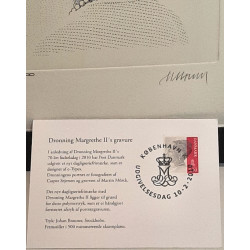 Dronningen Margrethe II´Gravure 362/500