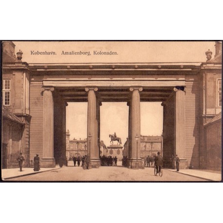 Royal. Amalienborg, kolonaden, brugt