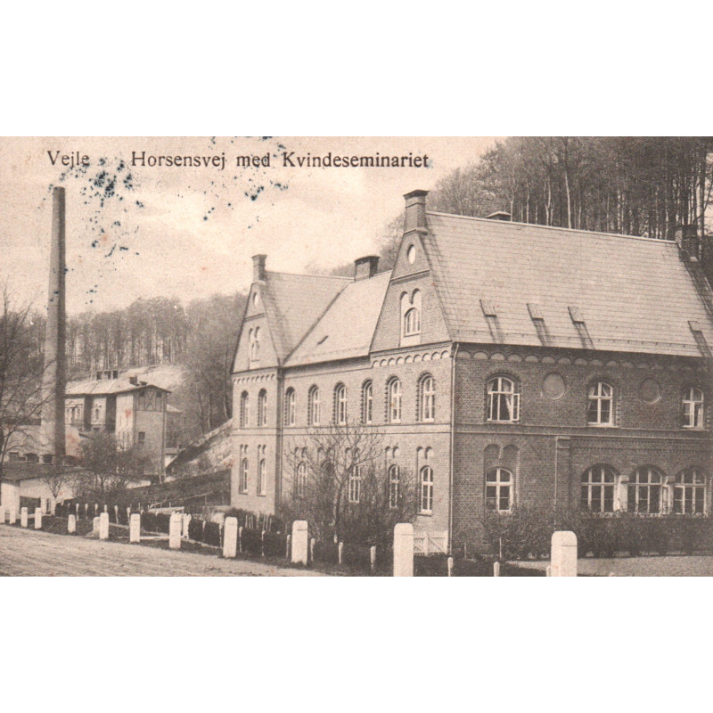 Vejle. Horsensvej med Kvindeseminariet, brugt