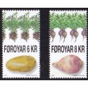 Færøerne 2010. 6,00-8,00 Kr. Kartofler og roer. AFA nr. 704-05 postfrisk stemplet