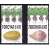 Færøerne 2010. 6,00-8,00 Kr. Kartofler og roer. AFA nr. 704-05 postfrisk stemplet