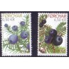Færøerne 2011. 0,50-6,50 Kr. Enebær og sortebær. AFA nr. 725-6 Postfrisk stemplet