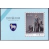 Færøerne 2012. 10,50 Kr. Dronning i 40 år i miniark. AFA nr. 735 Postfrisk stemplet