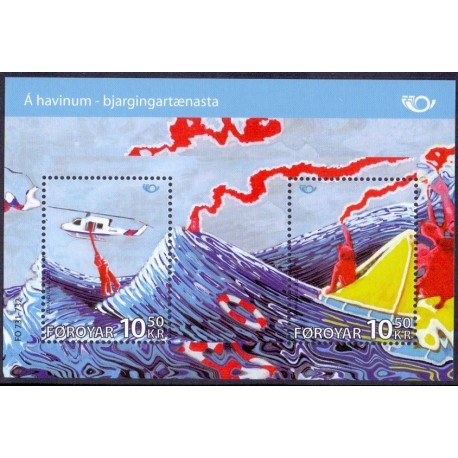 Færøerne 2012. 21,00 Kr. Norden 2012 i miniark. AFA nr. 742-44 Postfrisk stemplet