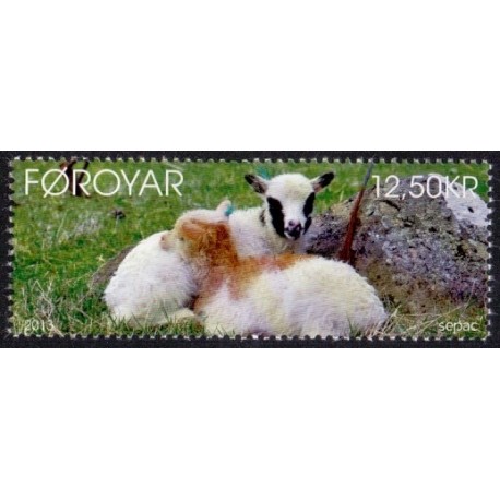 Færøerne 2013. 12,50 Kr. Sepac 2013. AFA nr. 773  Postfrisk stemplet