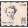 Færøerne 2013. 35,00 Kr. Søren Kirkegaard 200 år. AFA nr. 778 Postfrisk   stemplet