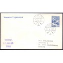Post/Telestation Tingmiarmiut på brev med AFA nr. 39a stemplet Tinmiarmiut 12,6,1971 til Skanderborg