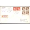 Aputiteq Poststation. Rek-brev fra Poststationen 15 mar 1971t til Skanderborg, Danmark