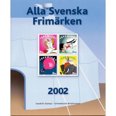 Sverige/Sweden. Complet Year set 2002