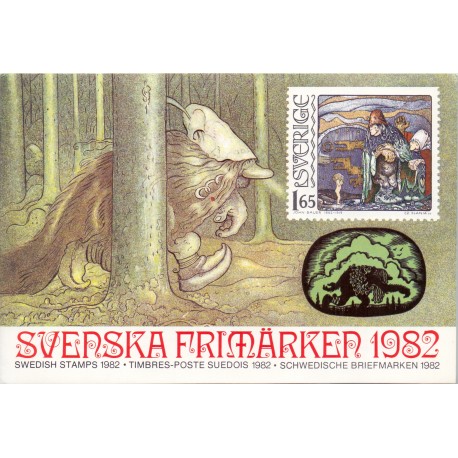Sverige/Sweden. Complet Year set 1982