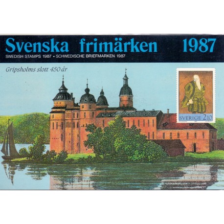 Sverige/Sweden. Complet Year set 1987