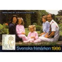 Sverige/Sweden. Complet Year set 1986