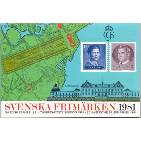 Sverige/Sweden. Complet Year set 1981