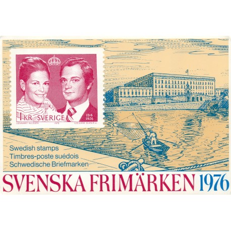 Sverige/Sweden. Complet Year set 1976