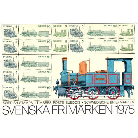 Sverige/Sweden. Complet Year set 1975