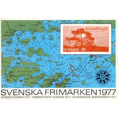 Sverige/Sweden. Complet Year set 1977