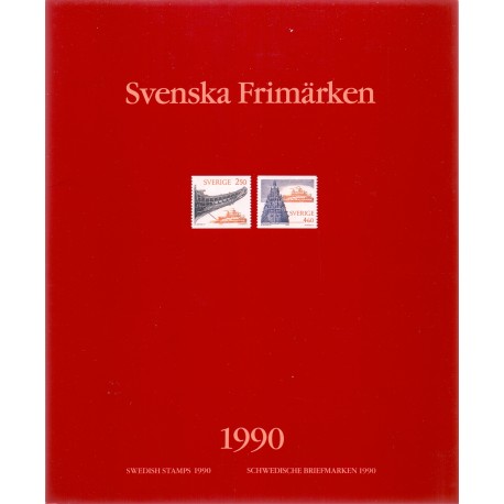 Sverige/Sweden. Complet Year set 1990