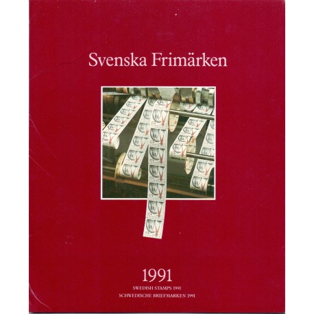 Sverige/Sweden. Complet Year set 1991