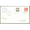 Grønlands Geologiske Undersøgelser 25 år 1946-1971, Scoresby Land, brev til Skanderborg Danmark, stemplet Scoresbysund 30.6.1971