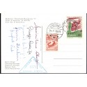 Italy/Grenland Groenland Occidentale 1971, postcard cancelled UMANAK 24.7.1971 and Milano 23.6.1971