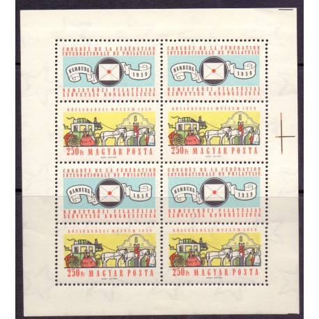Ungarn/Hungary 1959. Fip Kongres miniark * AFA nr 1563