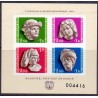 Ungarn/Hungary 1976. Frimærkets dag miniark, UTAKKET AFA nr 3039U**