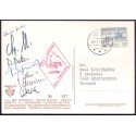 Italy. Rasmussen Groenlandia Orientale 74, with dif. Sign, on card to Skanderborg Denmark