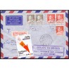 Luftpostbrev. Forsøgt sendt til Jordan, "Return To Sender delivery prevented by ENEMY occupation of Jordan Territory" 