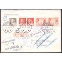 Returncover. Cover to Belfast, returned to sender cancelled. Sdr. Strømfjord 23.6.1971 