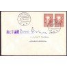 SØNDAGSBREV. Brev påsat danskefrimærker til Skanderborg Danmark, Sdr. Strømfjord 2-1-1970