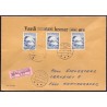 GODTHÅB. VÆRDIBREV. Til Danmark, stemplet Godthåb 10-12-1970