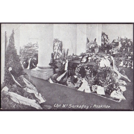 Royal. Chr. IX, Sarkofag i Roskilde, ubrugt (stenders)
