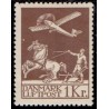 Danmark 1929. 1 Kr Gl. Luftpost postfrisk