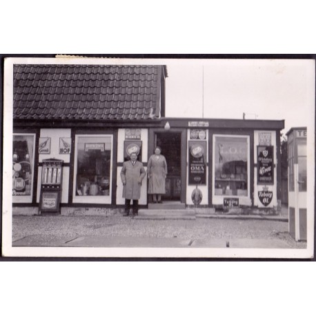 2680. Solrød Strand. Købmanden, brugt (Fotokort)