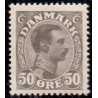 Danmark 1921-2 50 Øre olivgrå/grå postfrisk