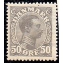 Danmark 1921-2 50 Øre olivgrå/grå postfrisk