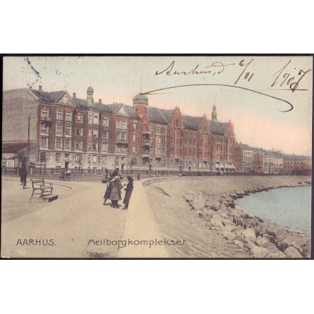 8000. Aarhus. Meilborgkomplekset, brugt (Stenders)